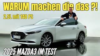 Mazda3: Modelljahr 2025 mit 2,5 Liter Benziner und 140 PS | Fastback im Test | Verbrauch | Preis