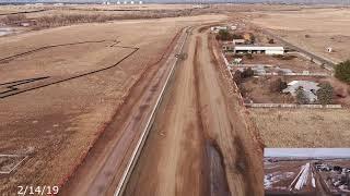 Drone Flight Over Stephen D. Hogan Parkway Construction - Feb. 14, 2019