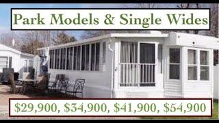 Park Models & Single Wide Mobile Homes, $29,900-$54-900 on Florida Gulf Coast