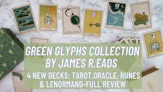 THE GREEN GLYPHS COLLECTION: Tarot, Oracle, Lenormand & Runes EPIC Review & Walkthrough🪲