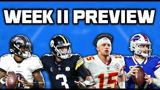 NFL Week 11 Preview