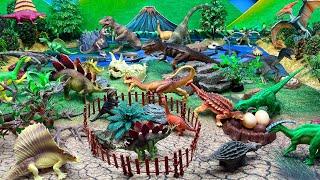 Dinosaur World In Broken Dino Eggs | Diorama kids craft 티라노사우루스 공룡 쥬라기월드