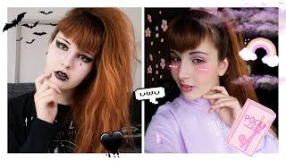 Goth transformation to Kawaii