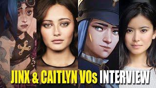 We talk to Jinx & Caitlyn's voice actors in the new League of Legends Netflix series