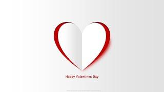 26.Design Happy Valentines Day Logo for greeting card |Powerpoint|Graphic design|Free Template