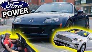 You should put a Ford FUSION engine in a Miata RIGHT NOW! (Sports car performance BARGAIN!)