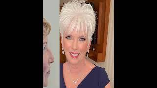 53 Best Short Hairstyles for Women Over 50 with Fine Hair  #haircut