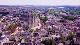 Inflight over Bourges France