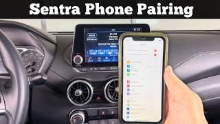 How To Pair Phone With 2020 - 2025 NISSAN SENTRA Bluetooth - Sync iPhone Connect Samsung Pairing