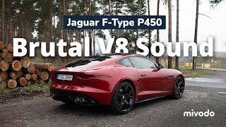 Jaguar F-Type P450 (2023) Sound & Drive - Brutal V8 Sound Despite OPF!