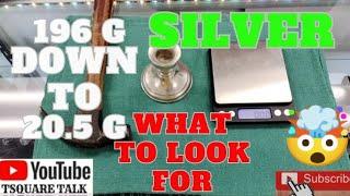 HOW TO FIND SILVER IN YARD SALES & ESTATE SALES, WHAT TO LOOK FOR & NEED TO KNOW! FINDING SILVER 101