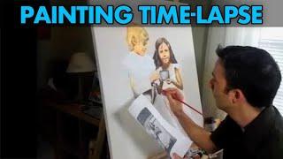B&W Photo Becomes a Color Painting!