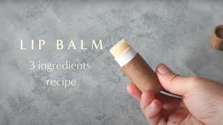 How to make all natural lip balm (3 ingredients!)