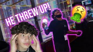 HE THREW UP IN THE ARCADE!!!!! (Nasty)  |  DEVIN ALLEN