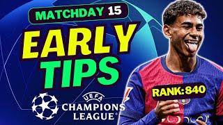 840 OR!  | UCL FANTASY MD15 (SEMI-FINALS) FIRST TEAM SELECTION
