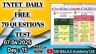 07.04.2025 TNTET DAILY FREE QUESTIONS