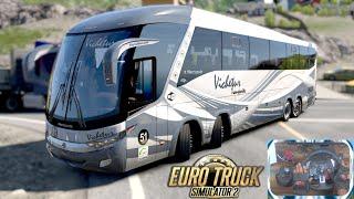 Euro Truck Simulator 2 | Viral Bus New G7 Volvo Marcopolo 8x2 Smooth Ride | Logitech g29 Gameplay