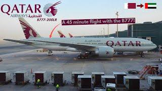 Trip Report | Qatar Airways B777-200LR | Doha - Dubai | Economy | 4K