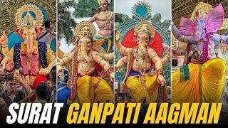 Mumbai Ganpati First Maha Aagman Sohala 2024 | Surat Ganpati Aagman in Mumbai | Mumbai Cha Ganpati