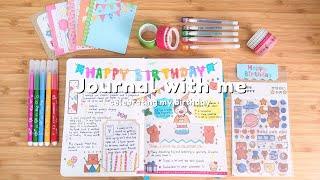 Journal with me  Celebrating my birthday 