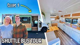 STUNNING Bus Conversion is a Tiny Home Camper on Wheels