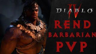 Diablo IV: Rend Barbarian PvP Session to Hatred’s Chosen - Level 95 WT4 World PvP Gameplay