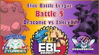 ELECTRIC SURVIVAL!!! | Draconic vs @JakeyXY  | Elite Battle League - Week 5