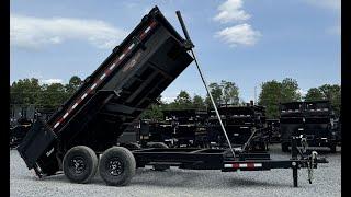 2025 Midsota 7x14' NHV Pro Grade Low Profile Hydraulic Dump Trailer 15400# GVW NHV14-BP-154