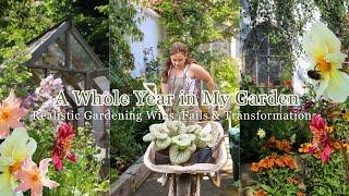 A Whole Year in My Cottage Garden: Highs, Lows, and Transformations 