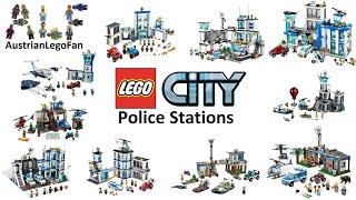 All LEGO City Police Stations 2008 - 2020 Speed Build