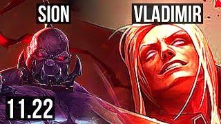 SION vs VLADIMIR (MID) | 3/0/5, 1.0M mastery | BR Diamond | 11.22