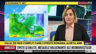 Vremea s a răcit drastic! Sunt temperaturi sub zero grade in aproape toată țara