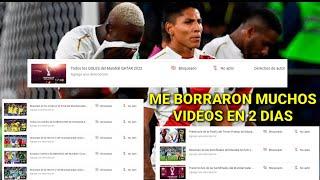 Me BORRARON como casi 20 videos en solo 2 días | Un mal momento para el Canal