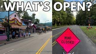 What's Open In Gatlinburg & Pigeon Forge | Road Closures, Gas & Food Availability?