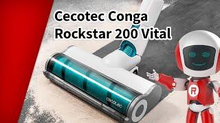 Cecotec Conga Rockstar 200 Vital - 3 in 1 cordless vacuum including an extra brush