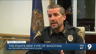 TPD Chief grapples with teen shootings where hundreds of shots fired