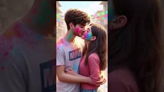 #holi 3d ai bing #shotrtvideo #couple romantic #trending song #subscribe my channel #like