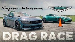Ford Mustang Dark Horse vs. Aston Martin Vantage | Supercharged 850 HP Super Venom Upgrade