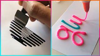 Satisfying Calligraphy That Will Relax You Before Sleep ▶6