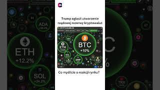 Donald Trump ogłosił utworzenie strategicznej rezerwy krypto która obejmie BTC ETH XRP SOL i ADA