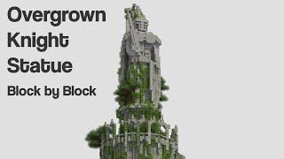 Minecraft Overgrown Knight Statue Tutorial