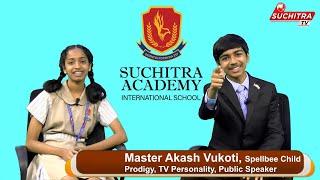 Speech and INTERVIEW at Suchitra Academy International School in Hyderabad, India!