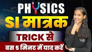 POLYTECHNIC ENTRANCE EXAM || PHYSICS का S.I मात्रक || IMP QUE #racevaacademy