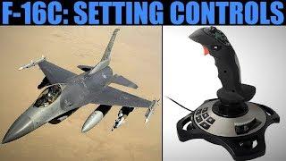 F-16C Viper: Setting Joystick HOTAS Controls Tutorial | DCS WORLD