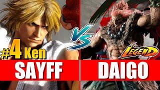 SF6 ️ Sayff (Ken) vs Daigo (Akuma) ️ - Street fighter 6