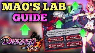 Disgaea rpg - Mao's Lab guide, upgrade system, & budget AOE units