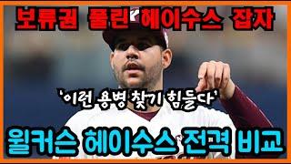 윌커슨 헤이수스 전격 비교, 보류권 풀린 헤이수스 잡자 | 머황