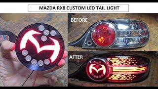 How to Design Mazda RX8 Custom Led Tail Light