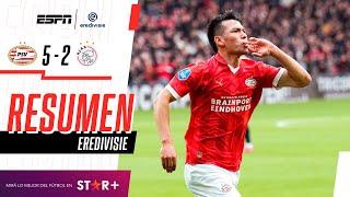 ¡SHOW DE GOLES, HAT-TRICK DEL CHUKY LOZANO Y PALIZA DE LOS GRANJEROS! | PSV 5-2 Ajax | RESUMEN