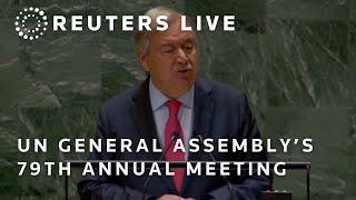 LIVE: UN General Assembly holds debate at its 79th annual meeting